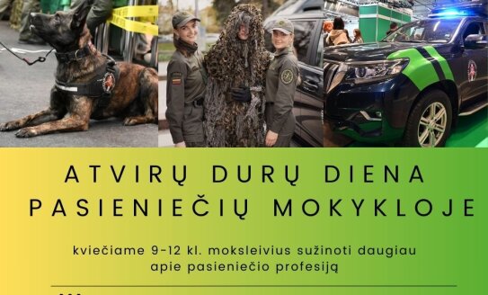 Atvirų durų diena Pasieniečių mokykloje