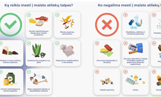 Pradedama teikti maisto / virtuvės atliekų surinkimo paslauga gyventojams
