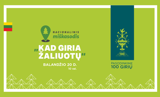 Prasidėjo registracija į Nacionalinį miškasodį „Kad giria žaliuotų“