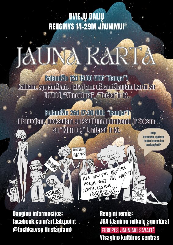 Kviečiame jaunimą į renginį – „Jauna karta“ (II dalis)