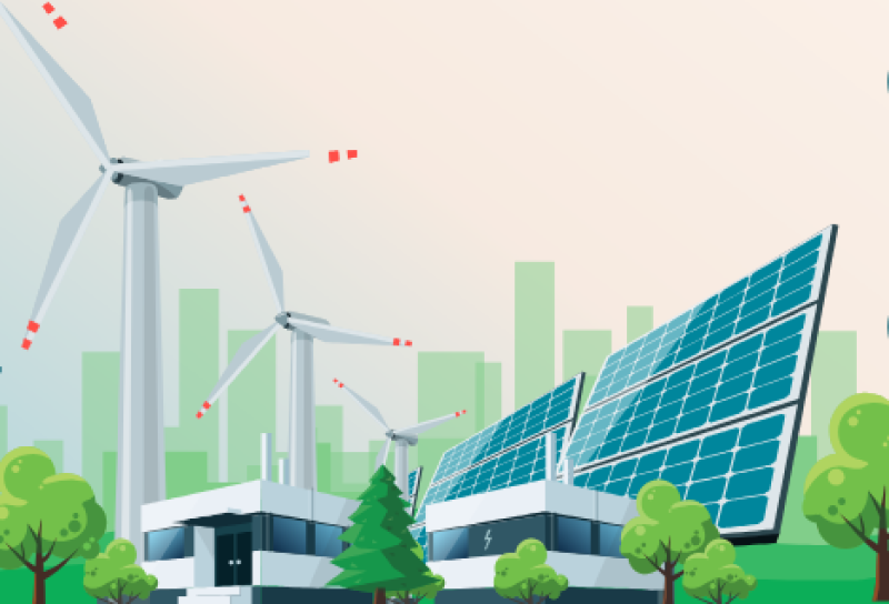 Artėja saulės ir vėjo jėgainių elektros gamybos pikas – energijos kaupimo pajėgumus įsirengiantis...