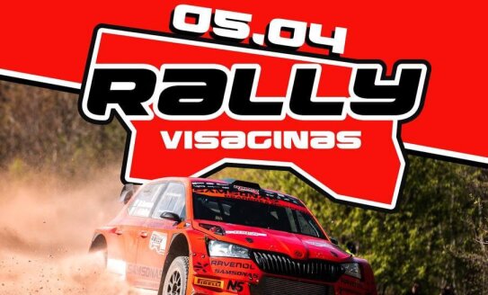 JAU GEGUŽĖS 4 dieną susitinkame Rally Visaginas!