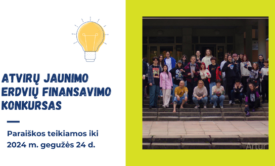 Skelbiamas konkursas - Visagino atviroms jaunimo erdvėms