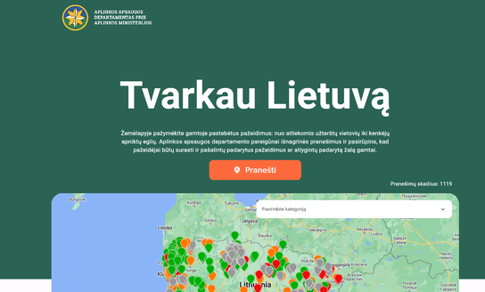 Nauja funkcija „Tvarkau Lietuvą“: galima žymėti žievėgraužio tipografo apniktus miškus