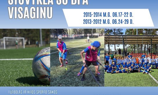 Praleiskite vasarą aktyviai: vaikų sporto dienos stovykla su BFA Visaginu!