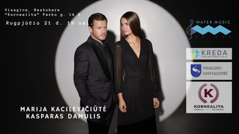 Paveikslelis, susijęs su Marija Kacilevičiūtė ir Kasparas Damulis WATER MUSIC VISAGINAS