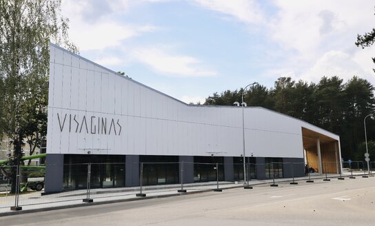 Informavimas apie projekto „Autobusų stoties su turizmo informacijos centru statyba Visagino...