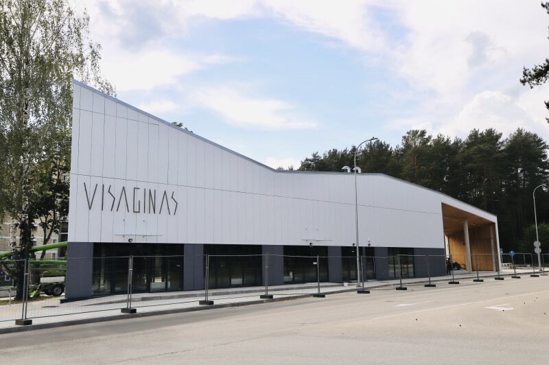 Informavimas apie projekto „Autobusų stoties su turizmo informacijos centru statyba Visagino...