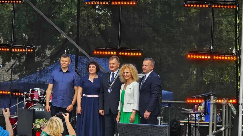 Visagino vadovai pasveikino partnerius ir draugus