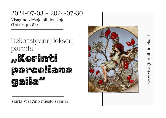 Paveikslelis, susijęs su  Kolekcinių dekoratyvinių lėkščių paroda „Kerinti porceliano galia“