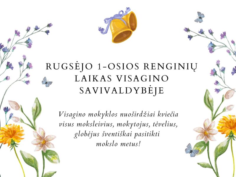 Mokslo metų pradžios šventės Visagino savivaldybėje