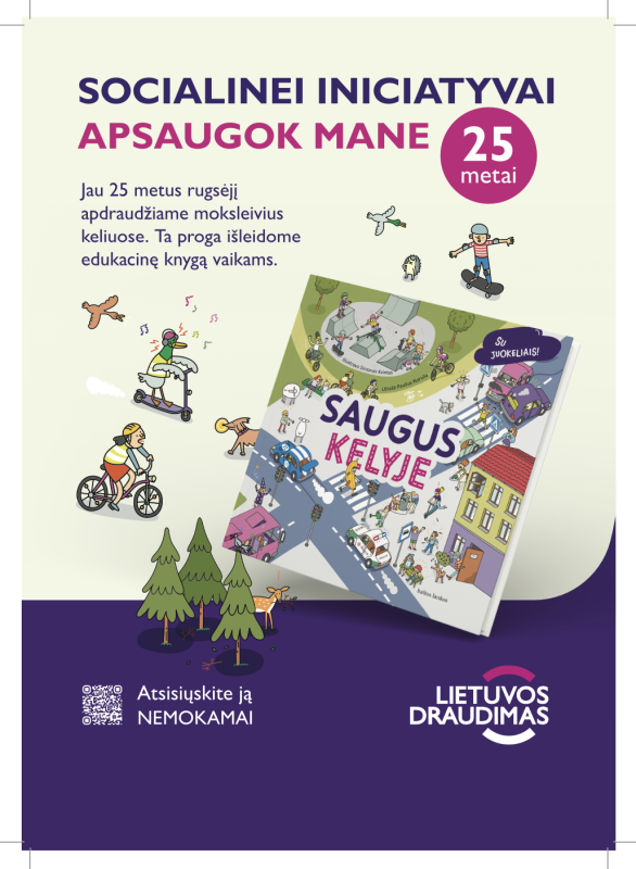 „Lietuvos draudimo“ akcijai „Apsaugok mane“ 25-eri: rugsėjį Visagino savivaldybėje vėl bus...