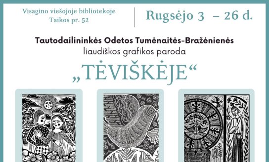 Liaudiškos grafikos paroda „Tėviškėje“