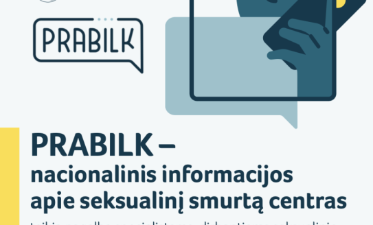 Prabilk - nacionalinis informacijos apie seksualinį smurtą centras