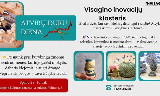 Atvirų durų diena Inovacijų klasteryje!