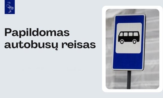  Papildomas autobusų reisas nuo spalio 31 d. iki lapkričio 3 d.