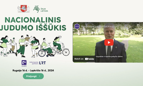 Vis dar galite prisijungti prie NACIONALINIO JUDUMO IŠŠŪKIO!