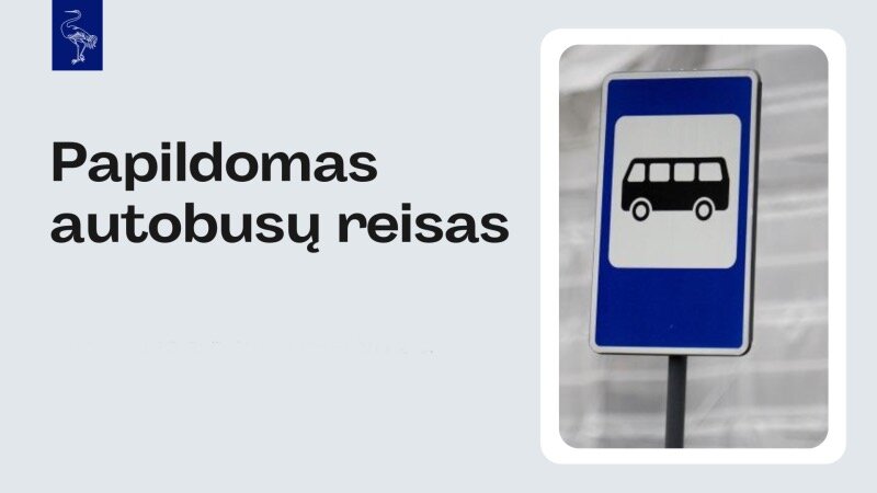  Papildomas autobusų reisas nuo spalio 31 d. iki lapkričio 3 d.