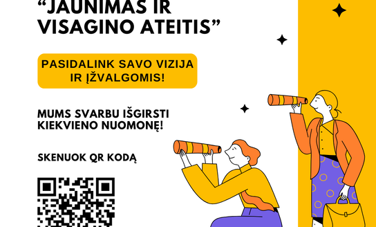 Kviečiame dalyvauti apklausoje: „Jaunimas ir Visagino ateitis"