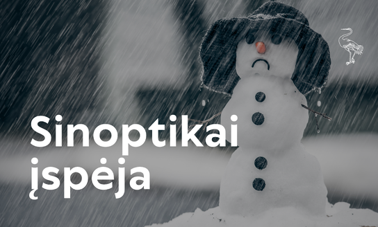 Sinoptikai įspėja