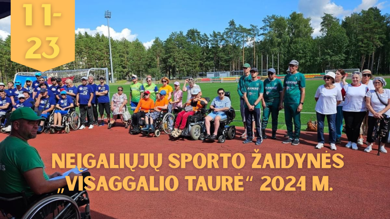 Neįgaliųjų sporto žaidynės „Visaggalio taurė“ 2024 m.