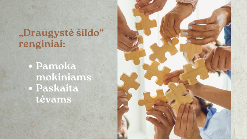 Paveikslelis, susijęs su Gruodžio 2 d. vaikų ir suaugusiųjų lauks iniciatyvos „Draugystė šildo“ renginiai