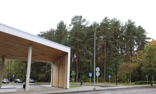 Informacija apie keleivių įlaipinimą ir išlaipinimą Visagino autobusų stotyje