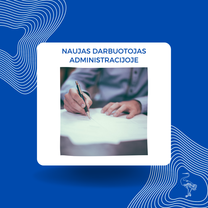 Naujas darbuotojas Visagino savivaldybės administracijoje!