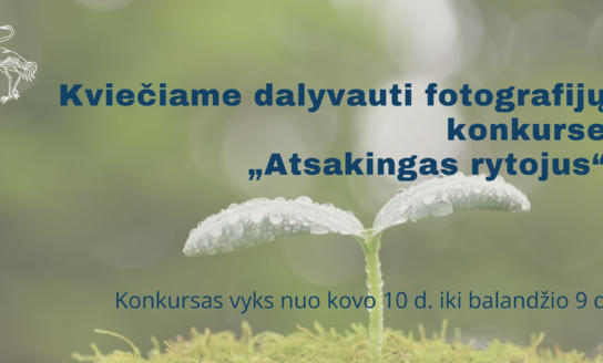 Kviečiame dalyvauti fotografijų konkurse „Atsakingas rytojus“