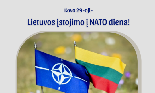 Kovo 29-oji – Lietuvos įstojimo į NATO diena