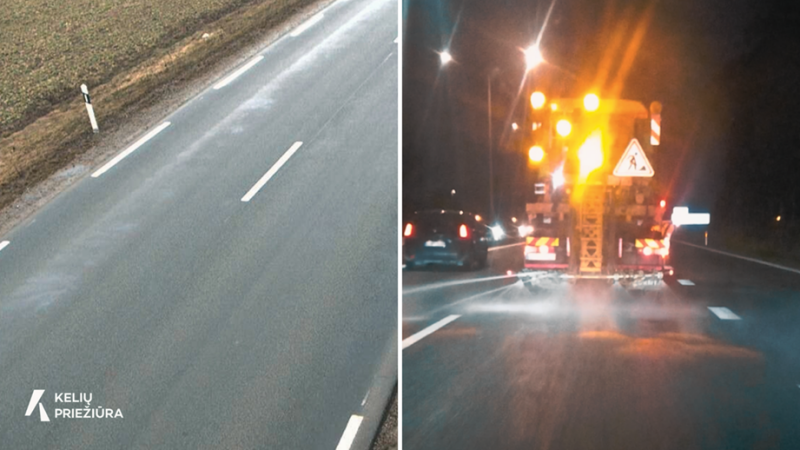 AB „Kelių priežiūra“ įspėja vairuotojus: artėja lijundra ir plikledis