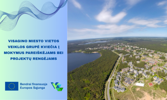 VIsagino m. vietos veiklos grupė inicijuoja mokymus projektų rengimo tema