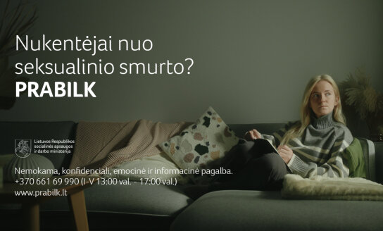 Balandis – seksualinio smurto prevencijos mėnuo