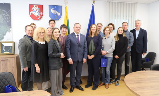 Visagino savivaldybėje lankėsi svečiai iš Šiaurės ministrų tarybos biuro Lietuvoje