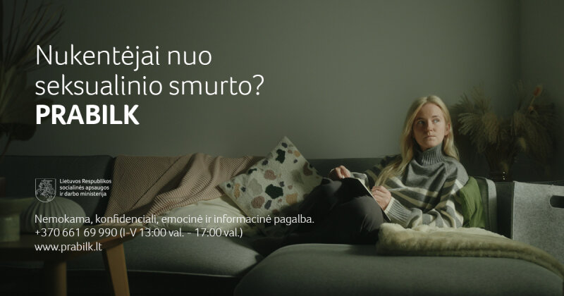 Balandis – seksualinio smurto prevencijos mėnuo