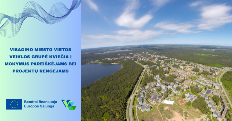 VIsagino m. vietos veiklos grupė inicijuoja mokymus projektų rengimo tema