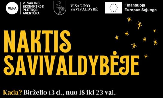 Visagine organizuojamas renginys „Naktis savivaldybėje“