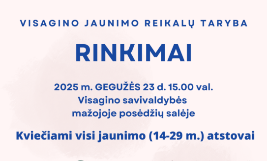 Visuotinis jaunimo atstovų susirinkimas!
