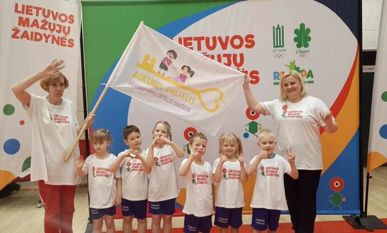 Visagino vaikų lopšelio-darželio ,,Auksinis raktelis“ komanda dalyvavo baigiamajame „Lietuvos...
