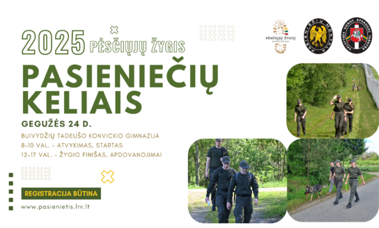 Kviečiame į žygį „Pasieniečių keliais 2025“!