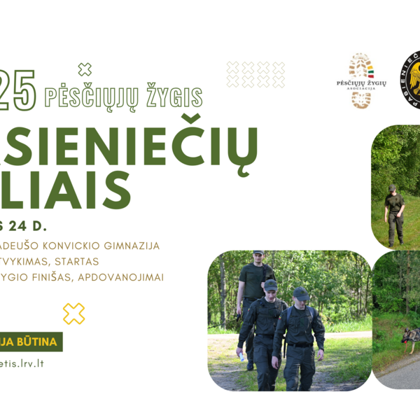 Kviečiame į žygį „Pasieniečių keliais 2025“!