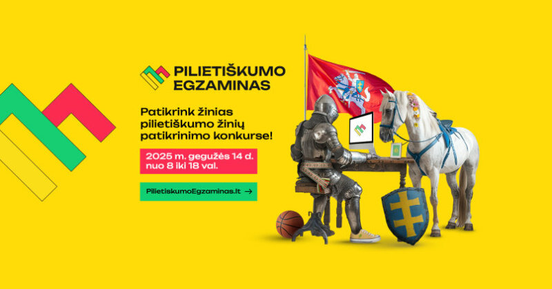 Kviečiame dalyvauti jau antrajame Pilietiškumo egzamine!