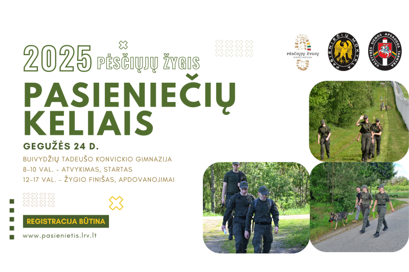 Kviečiame į žygį „Pasieniečių keliais 2025“!