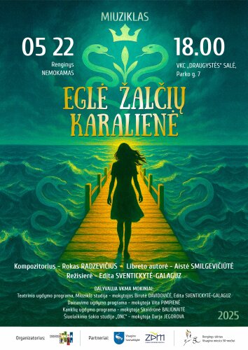 Paveikslelis, susijęs su Kviečiame į miuziklą „Eglė žalčių karalienė“