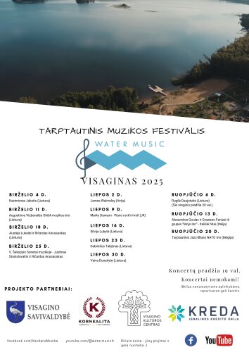 Paveikslelis, susijęs su Tarptautinis muzikos festivalis „Water Music“ | Visaginas 2025