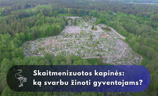 Visagino savivaldybėje skaitmenizuotos kapinės: ką svarbu žinoti gyventojams?