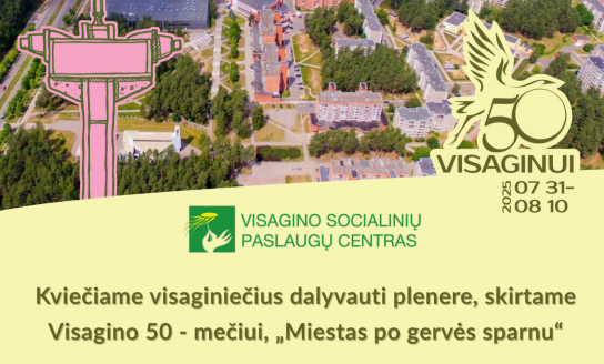 Kviečiame visaginiečius dalyvauti plenere, skirtame Visagino 50- mečiui