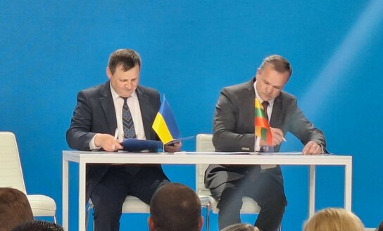 Visagino savivaldybės vadovai viešėjo Ukrainoje