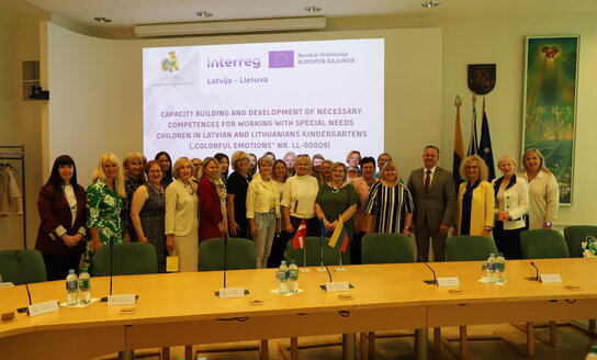 Tarptautinio projekto „Colorful emotions“ baigiamasis renginys Visagine