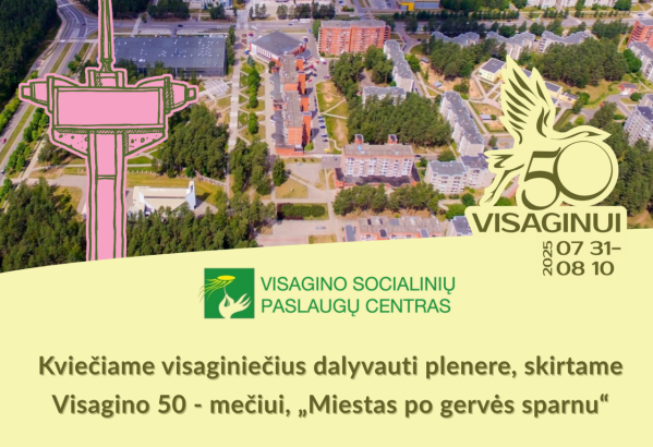 Kviečiame visaginiečius dalyvauti plenere, skirtame Visagino 50- mečiui